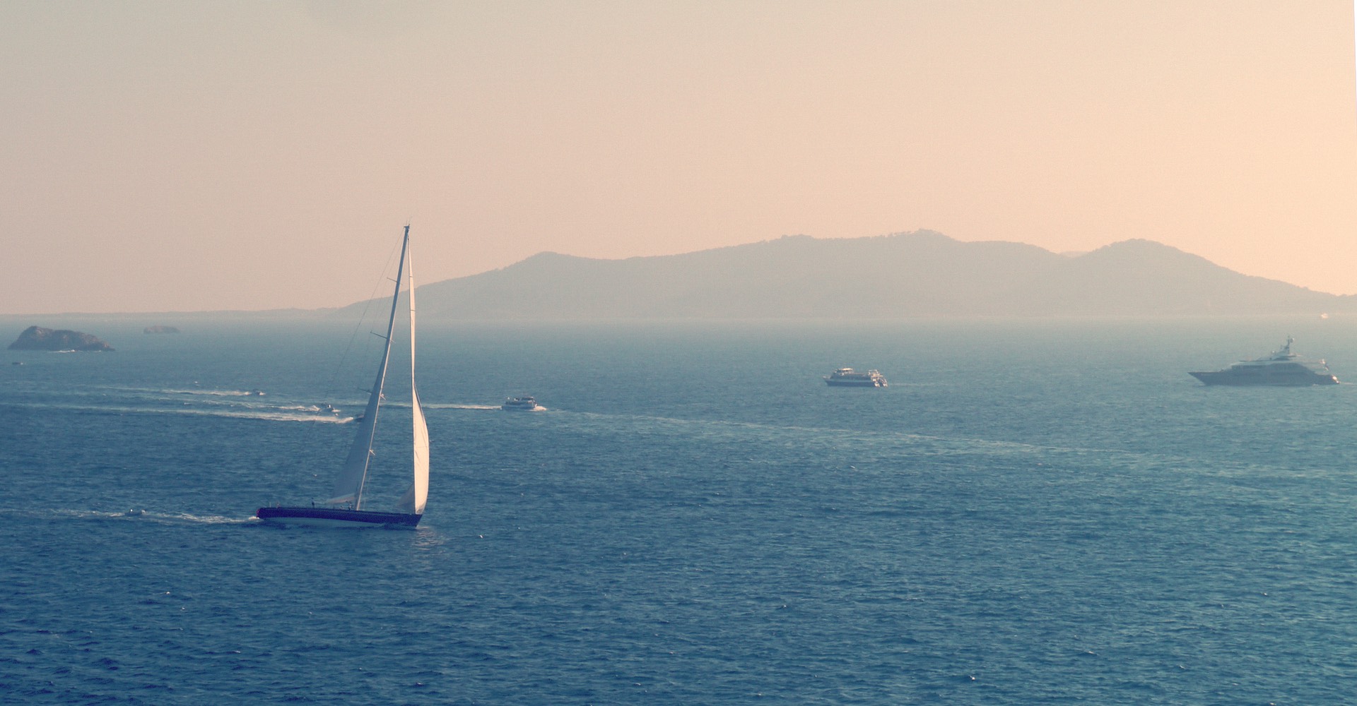 Sailing in the Mediterranean